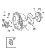RL087860AA - Automatic Transmission 5 Speed [DGJ/DJU]: Transmission Oil Pump for Mopar Image