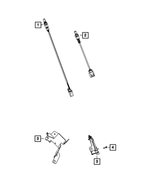 68140071AA - Electrical: Oxygen Sensor Bracket for Mopar Image