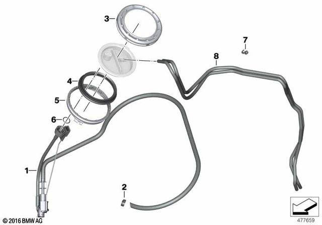 16117685978 - : Additional Fuel Pump for BMW-Motorrad Image