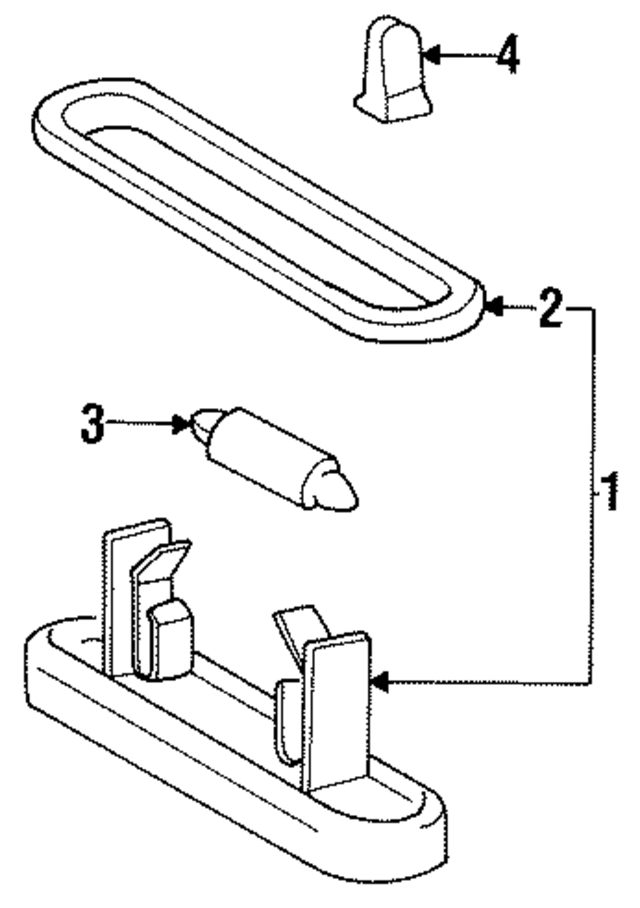 2018200156 - Electrical: License Lamp for Mercedes-Benz Image