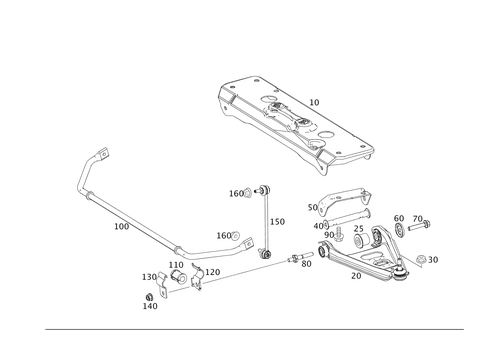 Transverse Control Arm, Torosion Bar and Front Subframe for 2014 Smart Fortwo #0