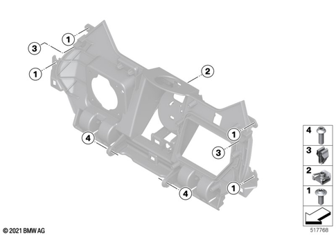 Motorcycle Trim Section, Windshield for 2024 BMW-Motorrad CE #24