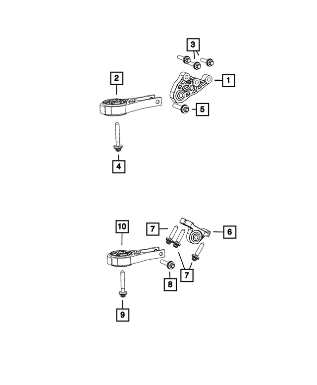 68439620AA - Engine: Engine Isolator for Mopar Image