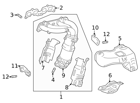 Exhaust Manifold for 1998 Toyota RAV4 #0