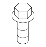 9008011179 - Body: Outer Panel Bolt for Scion: tC, xB | Toyota: Mirai, Prius, Prius C, Prius Plug-In, Prius V, RAV4, RAV4 Prime, Venza Image