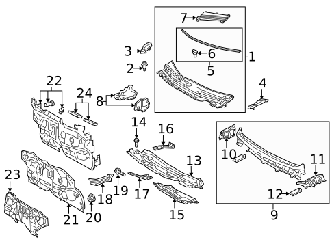 Cowl for 2015 Toyota Prius #0