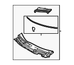 5570847110 - : Cowl Top Panel for Toyota: Prius, Prius Plug-In Image