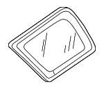 2L8Z7829700DA - Body: Quarter Glass for Ford: Escape | Mercury: Mariner Image