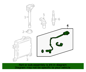 37500-PCX-003 - Crankshaft Position Sensor 2000-2005 Honda S2000 ...