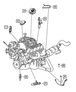 68046030AA - Electrical: Crankshaft Position Sensor for Mopar Image