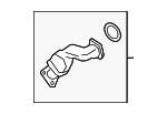 PAB14567330 - Cooling System: Upper Pipe for Porsche Image