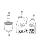 68518203AA - 2.4L Gas; Engine: 5w20 Engine Oil for Mopar Image