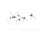 2058201302 - Electrical System: Speaker for Mercedes-Benz Image