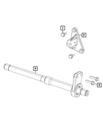 68078177AA - : Drive Shaft Center Bearing Bracket for Mopar Image