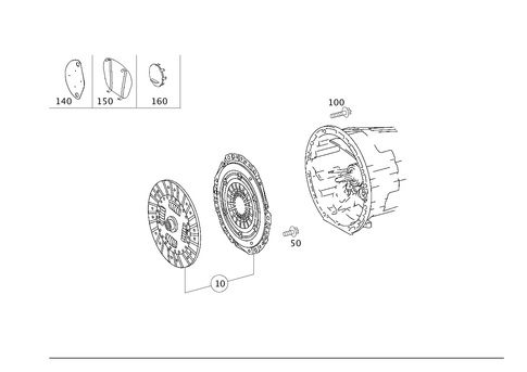 Clutch for 2016 Mercedes-Benz E550 #0