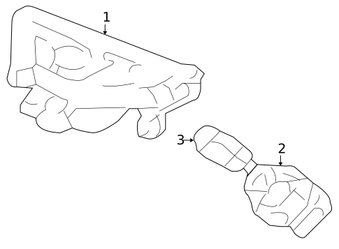 High Mounted Stop Lamp for 2010 Honda Civic #0