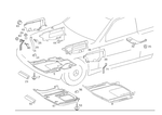 1245240230 - Chassis Sheet Metal: Panelling for Mercedes-Benz Image
