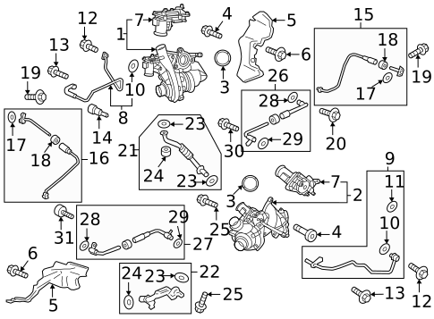 Switches, Solenoids & Actuators for 2024 Ford F-150 #0