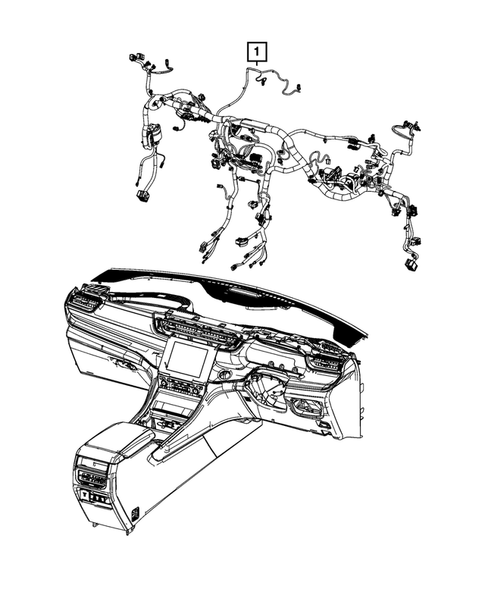 Wiring, Instrument Panel for 2023 Jeep Grand Cherokee #3