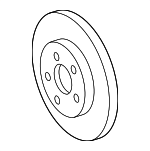7B0615301F - : Disc Brake Rotor Front for Volkswagen: Routan Image