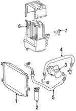 8846002010 - HVAC: Condenser for Toyota: Corolla Image