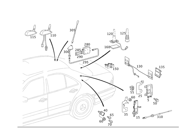 2108203089 - : Radio Accessories for Mercedes-Benz Image