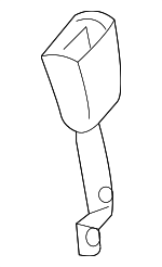 8R0857756D01C - : Buckle End for Audi: Q3, Q3 Quattro Image