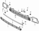 62302SA0000 - : Cover, Front Grille for Honda Image
