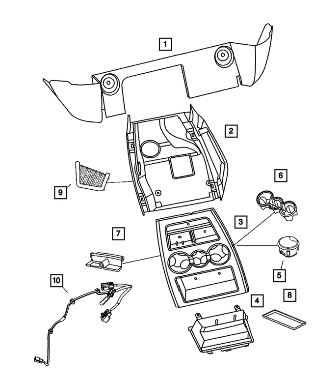 1HB63ZJ8AA - Instrument Panel and Radios and Consoles: Instrument Closure Panel for Mopar Image image