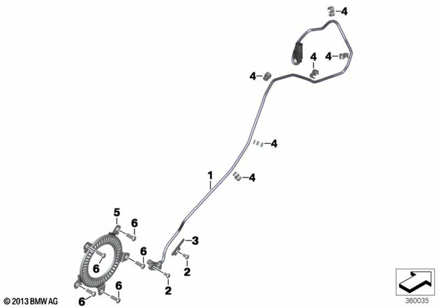 34527715117 - Brakes: Wheelspeed Sensor -  for BMW-Motorrad Image