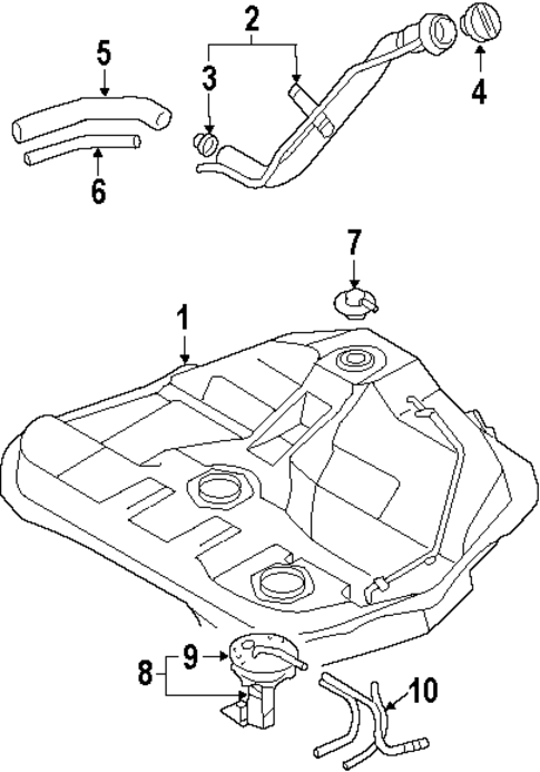 Fuel System Components for 1998 Mitsubishi Diamante #0