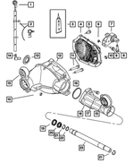 52104552AC - Front Axle; Corporate 200 MM; Differential and Drive Line: Axle Vent, Upper for Mopar Image