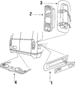 D3TZ15A201B - Electrical: Side Marker Lamp for Ford Image