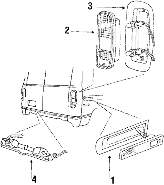 D3TZ15A201B - Electrical: Side Marker Lamp for Ford: E-150 Econoline, E-150 Econoline Club Wagon, E-250 Econoline, E-250 Econoline Club Wagon, E-350 Econoline, E-350 Econoline Club Wagon Image