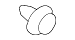 769884M400 - Body: Lower Quarter Trim Clip for Nissan Image