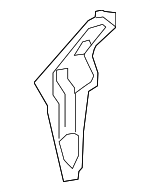 25834614 - Body: Reinforced Bracket for Chevrolet: Silverado 1500, Silverado 2500 HD, Silverado 3500 HD | GMC: Sierra 1500, Sierra 2500 HD, Sierra 3500 HD Image