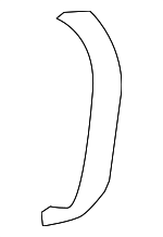 15803995 - Body: Handle Cover for Chevrolet: Silverado 1500, Silverado 2500 HD, Silverado 3500 HD | GMC: Sierra 1500, Sierra 2500 HD, Sierra 3500 HD Image