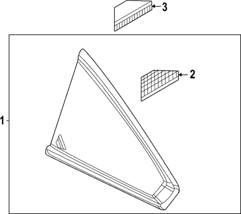 Glass & Hardware for 2023 Mazda MX-30 EV #0