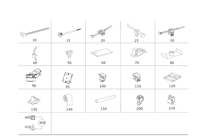 2119970290 - Electrical Equipment and Instruments: Cable Strap for Mercedes-Benz Image