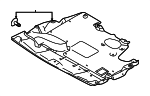 56410XC00A - Body: Splash Shield for Subaru Image