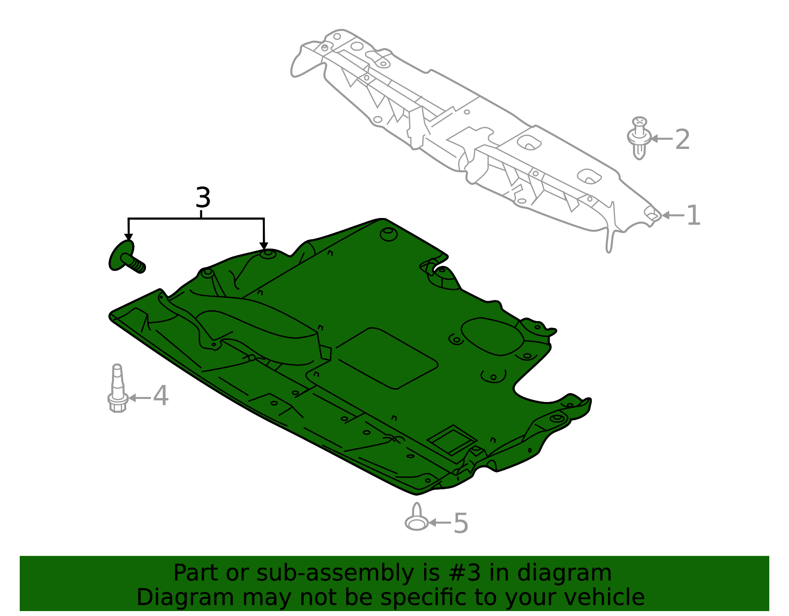 2019-2025 Subaru Ascent Splash Shield 56410XC00A | Subaru Parts Store
