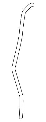 22868141 - Body: Rod for Chevrolet: Impala, Impala Limited Image