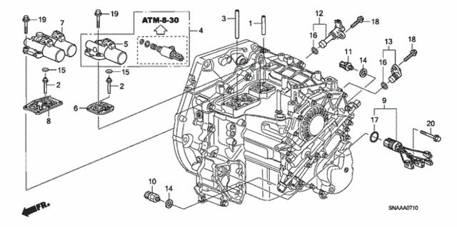 AT Solenoid for 2009 Honda Civic #0