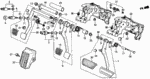 46545SA5000 - Chassis: COVER, PEDAL for Honda Image