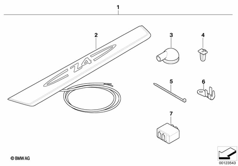 Exterior Trim Components for 2014 BMW Z4 35i #1