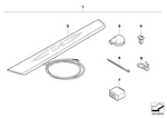 51471840960 - Retrofitting / Conversion / Accessories: Clip Natur for BMW Image