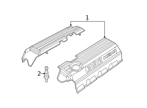 Engine Appearance Cover for 2014 Chrysler 300 #0