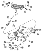 6101513 - Exhaust: Hex Head Screw And Washer for Mopar Image