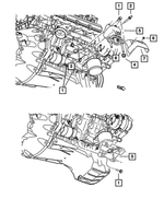 6508787AA - 6.1L Gas; Engine: Stud, Mounting for Mopar Image