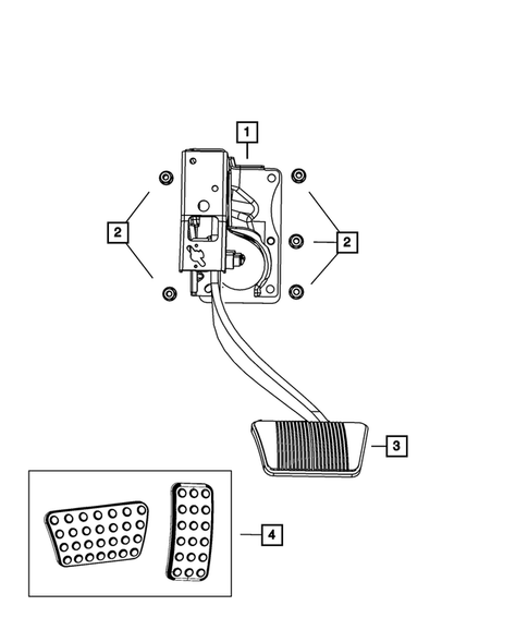 Brake Pedals for 2013 Dodge Avenger #0